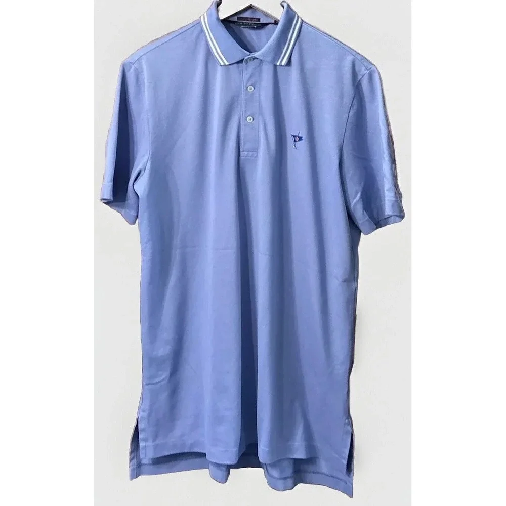 Mens Polo GOLF Ralph Lauren Pique Polo Shirt Casual Pima Cotton ⛳️ Med‎
